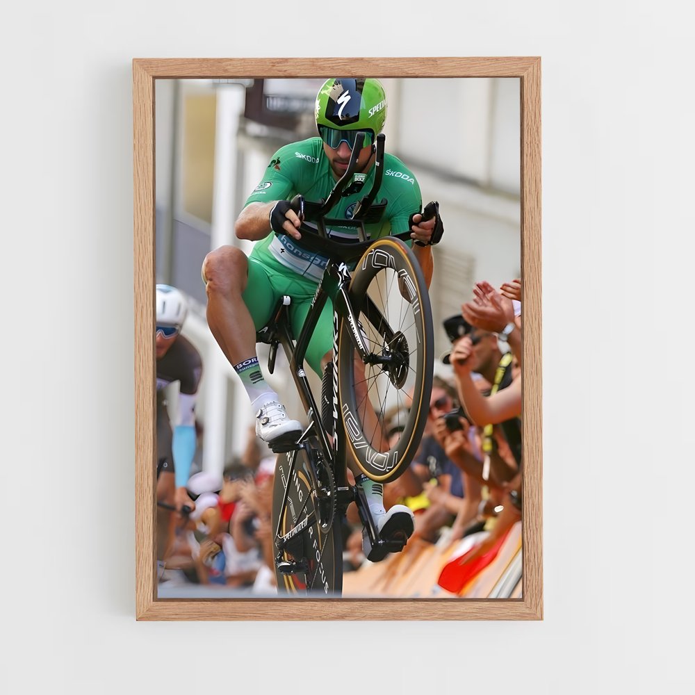 Poster Sagan en Vol – affiche Cyclisme (vue 4)